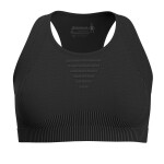 Dámská merino podprsenka SMARTWOOL Women's Intraknit Racerback Bra, Black Heather velikost: M