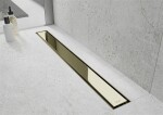 MEXEN - Flat M13 odtokový žlab 2v1 150, zlatý 1510150