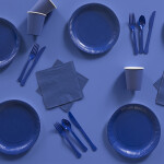 Kelímky modré papírové 8 ks 237 ml Kelímky modré papírové 8 ks 237 ml