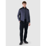 Pánská péřová trekingová vesta s výplní Primaloft Black 4F 4FWSS25TVJAM177-22S pánské xxl