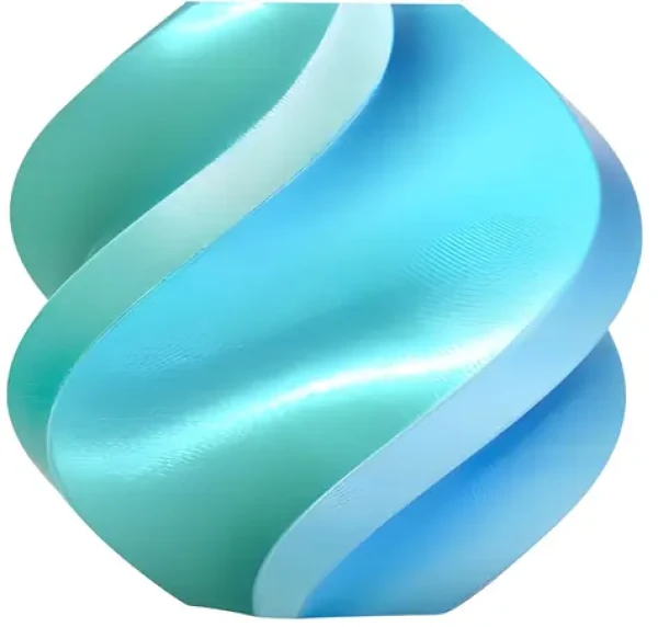 Bambu Lab PLA Silk Dual Color 1,75 mm Blue Hawaii / Tisková struna / 1 kg (BML-24620)
