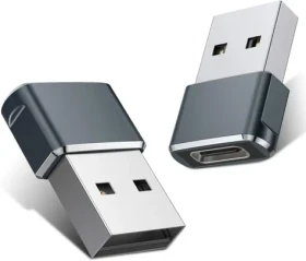 PremiumCord redukce USB-C - USB-A šedá / Redukce / USB 2.0 (kur31-24)