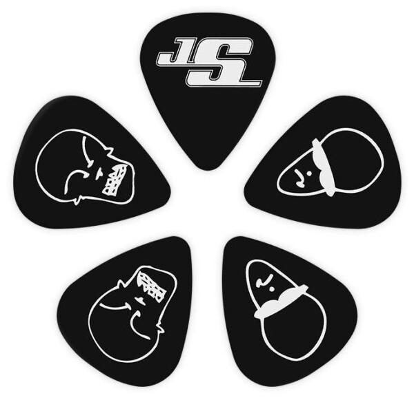 Planet Waves 1CBK6-10JS Joe Satriani Signature Guitar Picks, Black - 10ks