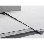 MEXEN - Line-B spádová lišta podlahová 180 cm pravá, černá 187001180R