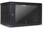 Inter-tech SMA-6406 černá / Nástěnný rozvaděč / 19" / 6U / 600 x 450 mm / prosklené dveře (88887252)