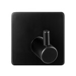 Nástěnný samolepící háček černý AWD Interior 1771 AWD02091771