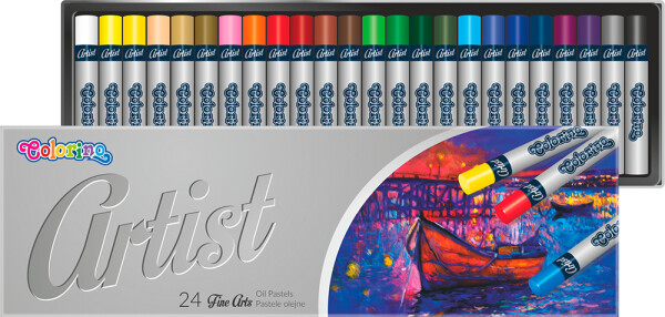 Olejové pastely Colorino Artist, 24 barev