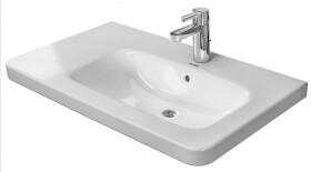 DURAVIT - DuraStyle Umyvadlo 80x48 cm, s přepadem, s otvorem pro baterii, bílá 2326800000