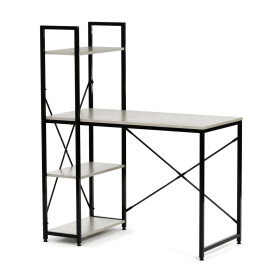 Pracovní stůl 100x48cm, mdf, bělený dub, GD-512 WT