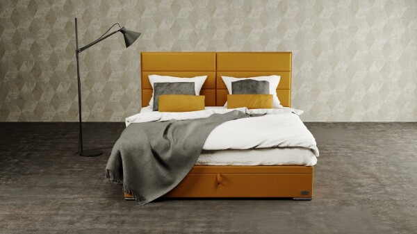 Materasso Čalouněná postel CORONA boxspring ROZMĚR: 2x (80x200) cm - boxspring,šedá