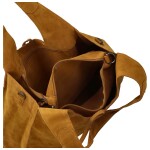 Trendy dámský koženkový set kabelek Eudosia, žlutý