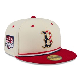 New Era Pánská kšiltovka Boston Red Sox MLB 2026 4th of July USA 250 59FIFTY Fitted Velikost: 7 1/4