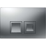 GEBERIT - Duofix Set předstěnové instalace, klozetu Alpha a sedátka, tlačítko Delta35, matný chrom SANI11CD2145