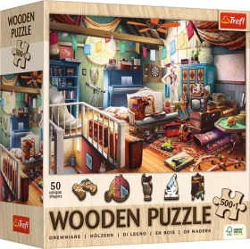 TREFL Dřevěné puzzle Poklady z půdy