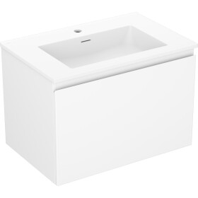 MEXEN/S - Orio koupelnová skříňka 70 cm s umyvadlem Otis, 1 šuplík, bílá mat 91A10-07047-1-BF01-W18M01