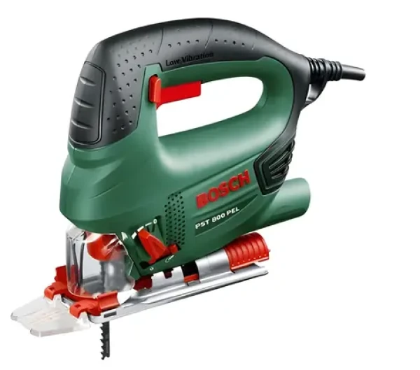 Bosch PST 800 PEL / Přímočará pila / 530 W / zdvih 20 mm / sklon 45° / řez do dřeva 80 mm (06033A0100)