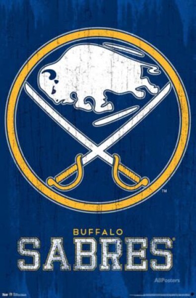Trends NHL Plakát Buffalo Sabres Primary Logo