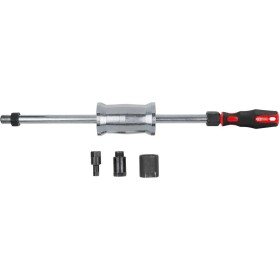 KS Tools 152.1275 Sada vytahováků vstřikovačů M27+M17+10mm s 1,5 kg hmotnosti příklepu, 4 ks
