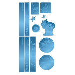 Reflexní samolepky StickyRicky - Blue