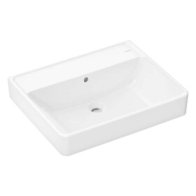 HANSGROHE - Xanuia Q Umyvadlo 60x48 cm, s přepadem, bez otvoru pro baterii, bílá 60244450