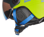 Lyžařská helma Etape RIDER PRO - limeta/modrá mat 19/20 Varianta: 53-55 cm