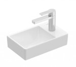 VILLEROY & BOCH - Avento Umývátko 36x22 cm, bez přepadu, 1 otvor pro baterii vpravo, alpská bílá 43003L01