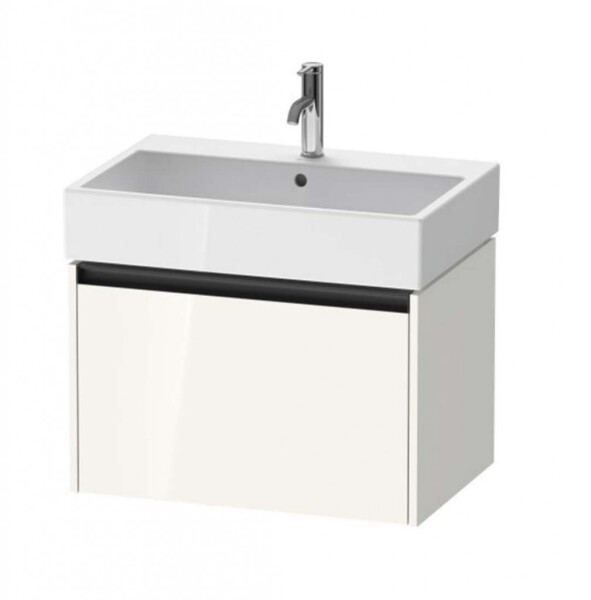 DURAVIT - Ketho.2 Umyvadlová skříňka 44x68x46 cm, 1 zásuvka, lesklá bílá K25076022220000