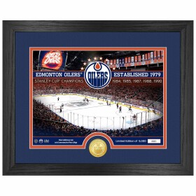 Obraz Edmonton Oilers NHL 5-Time Stanley Cup Champions Bronze Coin