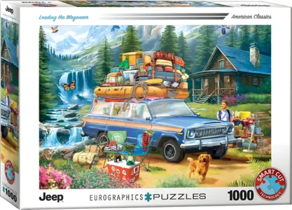 EUROGRAPHICS Puzzle Jeep: Pořádný náklad