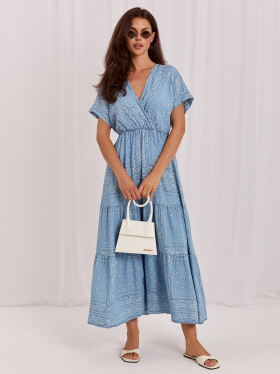 Dámské šaty IT SK A8098QYTS.98 světle modré - FPrice one size
