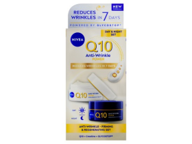 Nivea Q10 Power Zpevňující denní a noční krém proti vráskám 2 x 50 ml