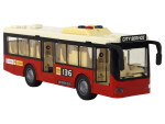 Mamido Městský autobus 1:16 s efekty červený