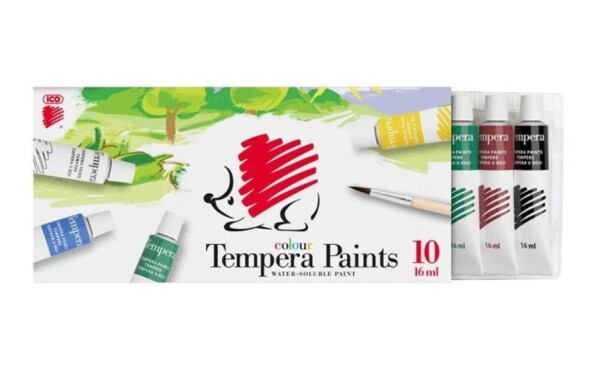 ICO ICO, 7270005001, Ježek, sada temperových barev, 10 ks