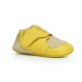 Affenzahn Leather Crawly Giraffe Yellow capáčky