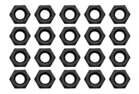 EKWB EK-Loop Nuts Set M4 Black (20pcs) (3831109898024)