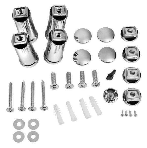 AQUALINE - ALYA montážní uchycení pro oblé těleso, chrom ND1110-099