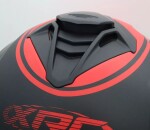 Helma na moto Xrc Loomis red/blk/grey/yellow - S / červená