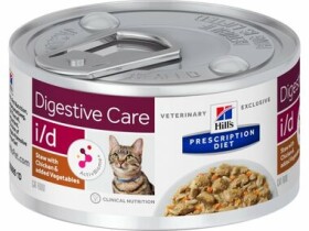 Hill's PD Diet i / d Digestive Care ChickenVegetables 82 g / Konzerva pro kočky / Péče o trávení (52742039770)
