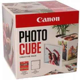 Canon PP-201 Photo Cube Creative Pack bílá/růžová / Fotopapír / lesklý / 13x13 cm / 40 ks (2311B075)