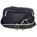 Stylová dámská koženková crossbody kabelka Aliana, tmavě modrá