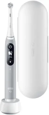 Oral-B iO 6 White UC bílá / Elektrický zubní kartáček / 5 chytrých režimů / Interaktivní displej / umělá inteligence (iO Series 6 White UC)