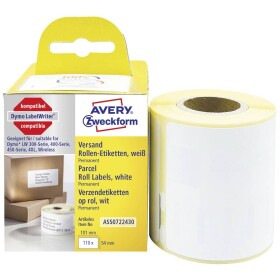 Avery-Zweckform etikety v roli 101 x 54 mm papír bílá 110 ks trvalé přepravní štítky ASS0722430