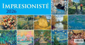 Kalendář 2026 Impresionisté, stolní, 28 x 15 cm