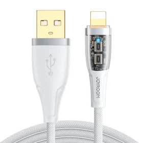 Joyroom S-UL012A3 Nabíjecí kabel USB-A (M) - Lightning (M) 2.4A 1.2 m bílá (S-UL012A3 1.2m White)