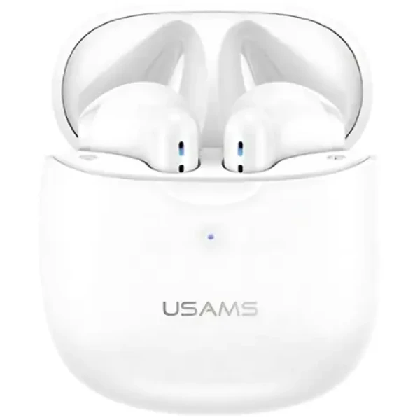 USAMS US-IA04 TWS bílá / Bezdrátová sluchátka do uší / Bluetooth 5.0 (Usa000893)