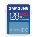 SAMSUNG PRO Plus SDXC 128 GB / Class 10 / U3 / čtení: až 180MBs / zápis: až 130MBs / vhodné pro 4K (MB-SD128S/EU)