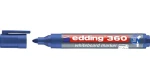 Edding 360 modrá / Popisovač na bílé tabule / kulatý hrot / šířka stopy 1,5-3 mm (4-360003)