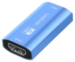 HDMI repeater modrý / Repeater HDMI / 8K 60Hz / HDCP 2.3 / hliníkové tělo (HD0064)