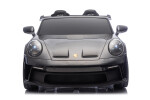 Mamido Elektrické autíčko Porsche 911 GT3 XXL | 24V14Ah | 12km/h | Nafukovací kola | 2x320W | Pro 2 děti | Lakované černé