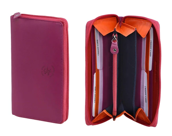 Dámská peněženka BHPC Colorfull zip BH-2965-30 růžová
